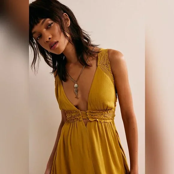 Free People Hadlee Maxi Dress NWT - Picture 3 of 10